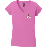Seacoast Spartans (SPA) Softstyle Ladies Fit V-Neck T-Shirt