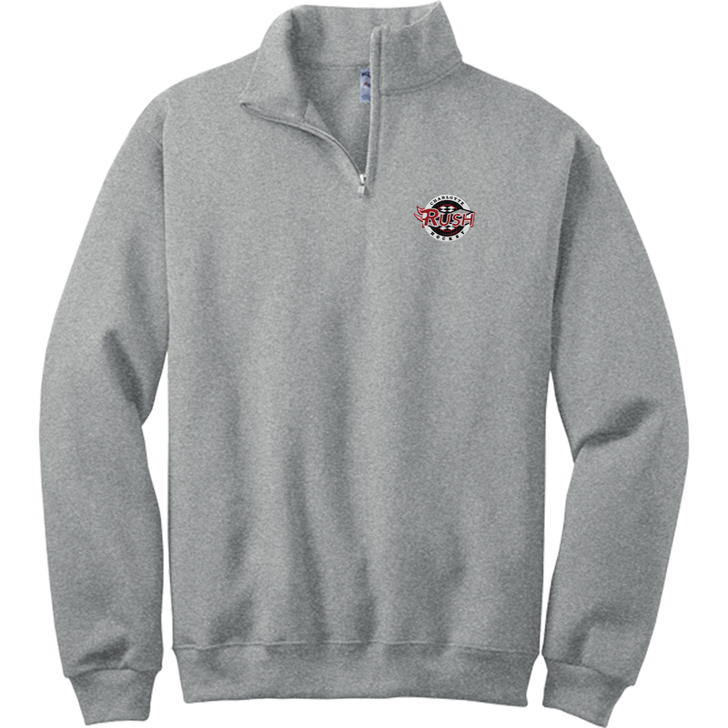 Charlotte Rush NuBlend 1/4-Zip Cadet Collar Sweatshirt