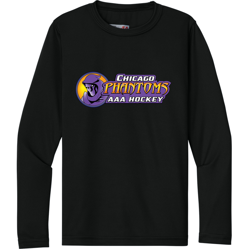 Chicago Phantoms Youth Cooling Performance Long Sleeve Tee
