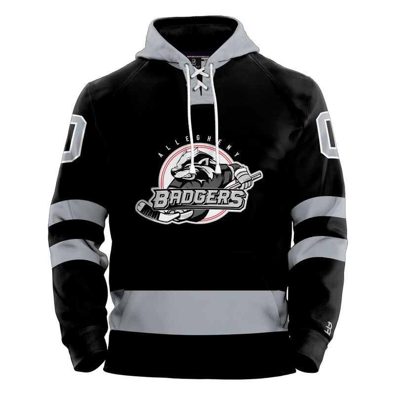 Allegheny Badgers Adult 2025 Sublimated Retro Hoodie