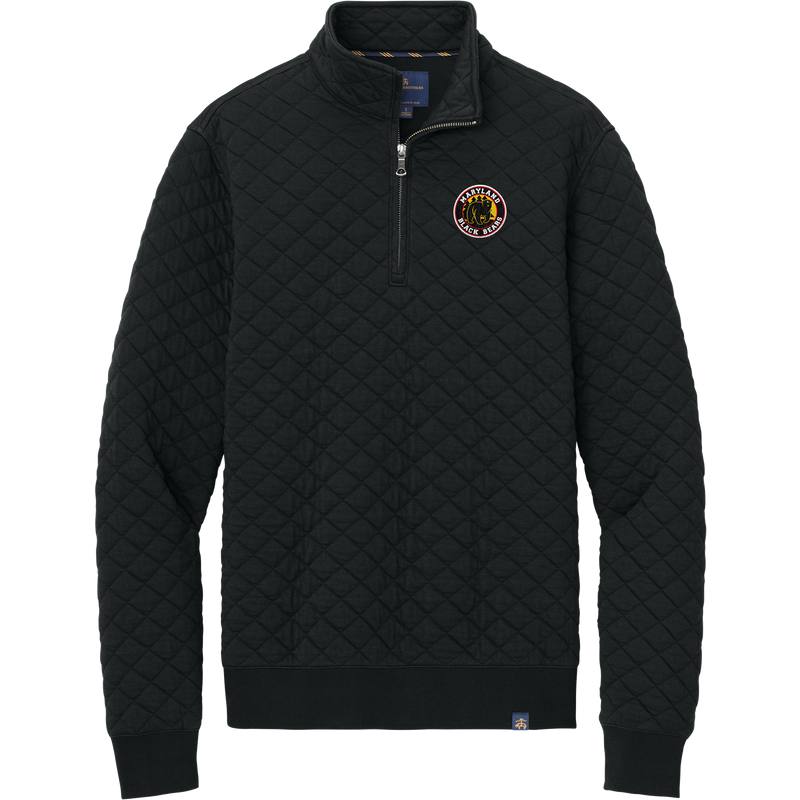 Maryland Black Bears Brooks Brothers Diamond Quilt 1/4-Zip