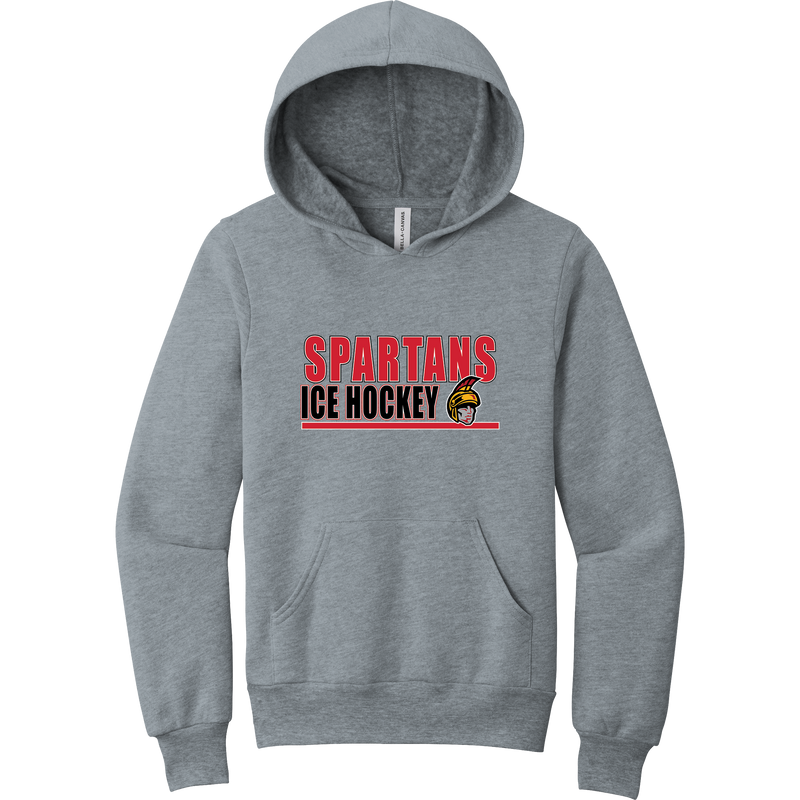 Seacoast Spartans (Ice Hockey) Youth Sponge Fleece Pullover Hoodie