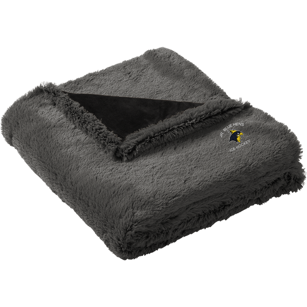 Delaware Jr. Blue Hens Faux Fur Blanket