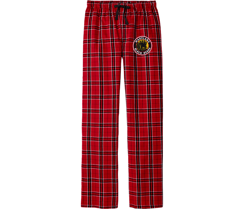 Maryland Black Bears Flannel Plaid Pant