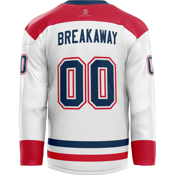 Jr. Mounties Player Jersey - White - Kit