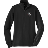 Scary Badgers Ladies 1/4-Zip Sweatshirt