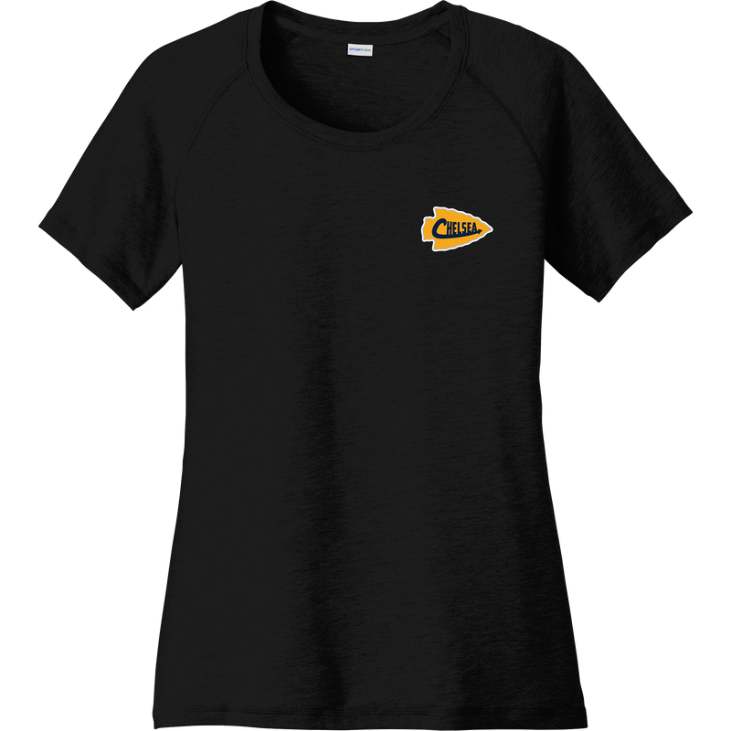 Chelsea Chiefs Ladies PosiCharge Tri-Blend Wicking Scoop Neck Raglan Tee