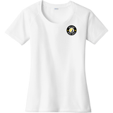 Upland Disc Golf Ladies PosiCharge Tri-Blend Wicking Scoop Neck Raglan Tee