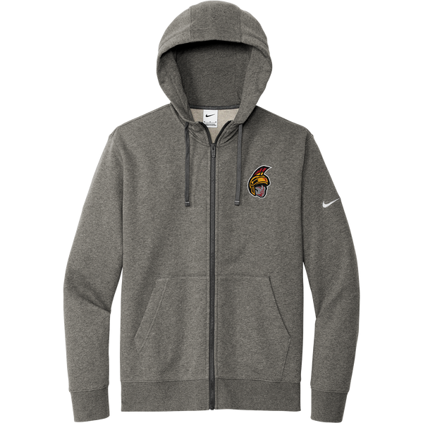 Seacoast Spartans (Ice Hockey) Nike Club Fleece Sleeve Swoosh Full-Zip Hoodie