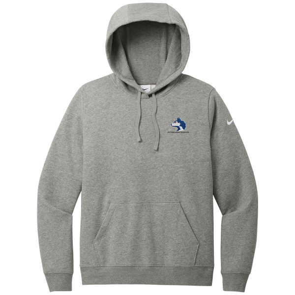 Pittsburgh Huskies Nike Women's Club Fleece Sleeve Swoosh Pullover Hoodie