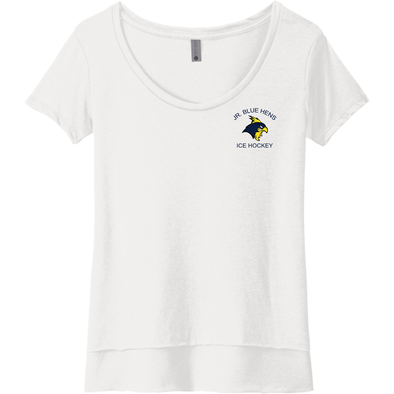 Delaware Jr. Blue Hens Womens Festival Scoop Neck Tee