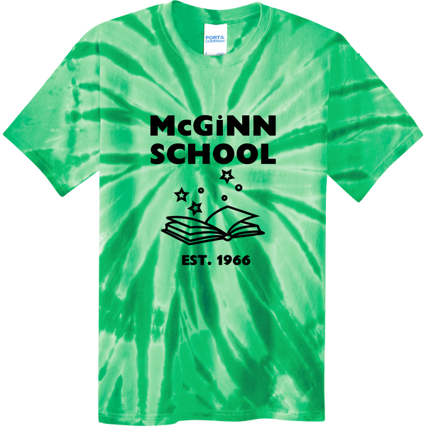 McGinn Elementary Youth 'Book' Tie-Dye Tee