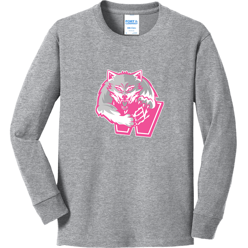 Woodbridge Wolfpack Youth Long Sleeve Core Cotton Tee