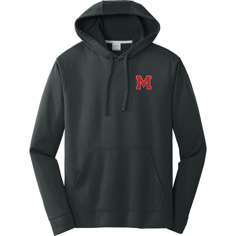 Mount St. Charles Performance Fleece Pullover Hooded Sweatshirt
