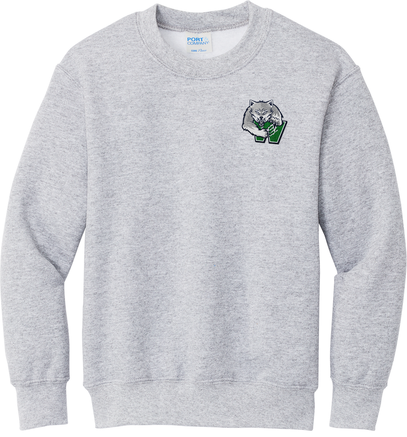 Woodbridge Wolfpack Youth Core Fleece Crewneck Sweatshirt