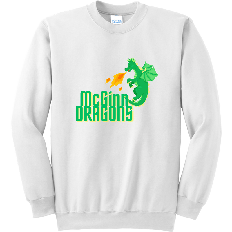 McGinn Elementary 'Dragon' Essential Fleece Crewneck Sweatshirt