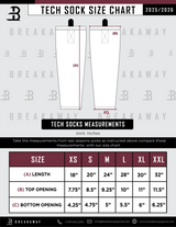 Hartford Jr. Wolfpack Split Season Sublimated Tech Socks